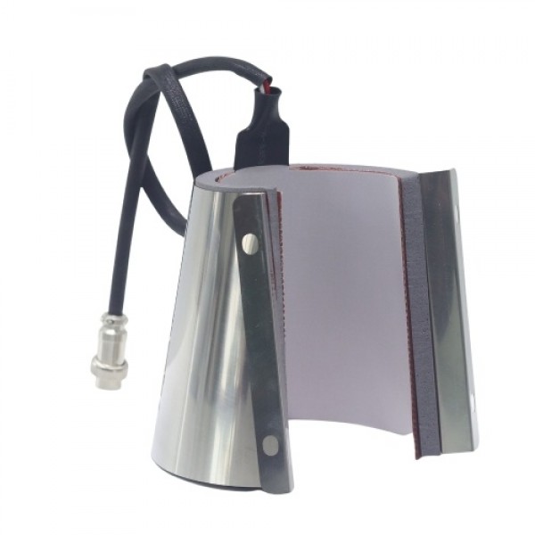Mug Wrap Clamp Silicone and Iron Sublimation Mug Cup Clamp Mug DIY Cylindrical Heater Mug Heat Press Sublimation Machine Accesso