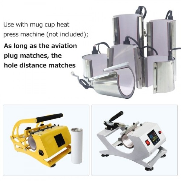 Mug Wrap Clamp Silicone and Iron Sublimation Mug C...