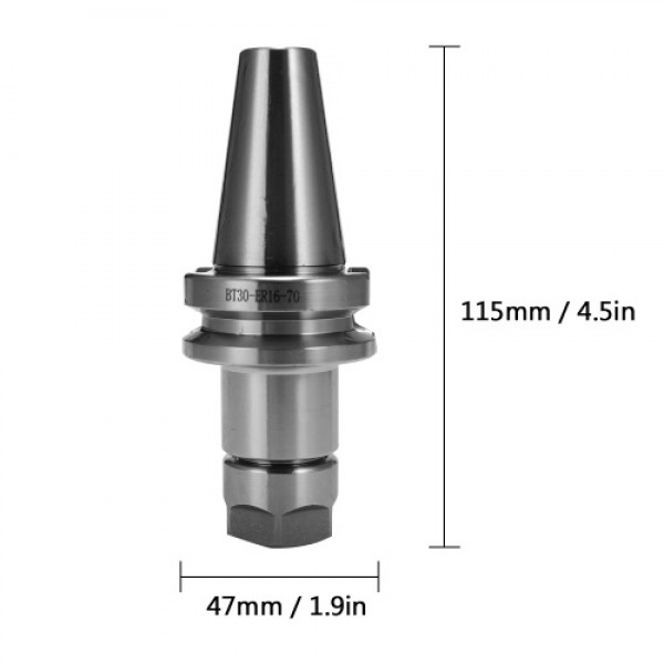 For CNC Tool Milling Lathe Tools Collet Chuck Holder Accuracy Drilling High Accuracy Engraving 40cr Hardness