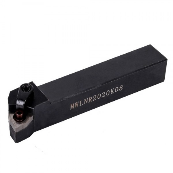 MWLNR2020K08 Holder + 10Pcs WNMG080404 Carbide Inserts + Wrench for Lathe Turning