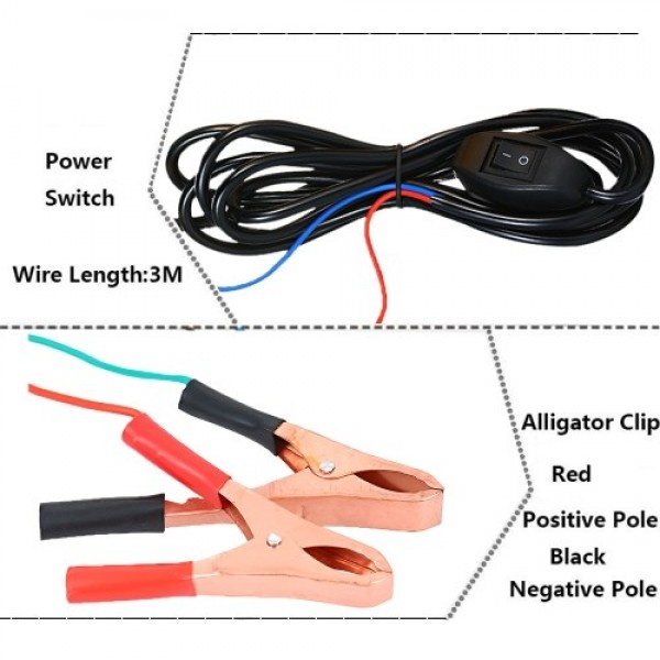 DC 12V/24V Submersible Pump for Pumping Diesel Oil Water 51mm Water Oil Diesel Fuel Transfer Pump Refueling with Fliter Screen
