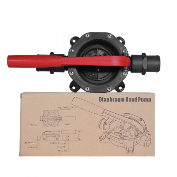 720 GPH Plastic Hand Diaphragm Pump Manual Bilge P...