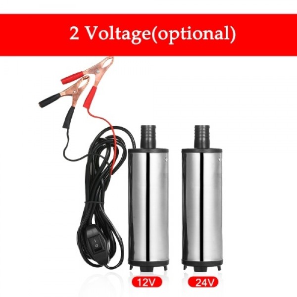 DC 12V/24V Submersible Pump for Pumping Diesel Oil Water 51mm Water Oil Diesel Fuel Transfer Pump Refueling