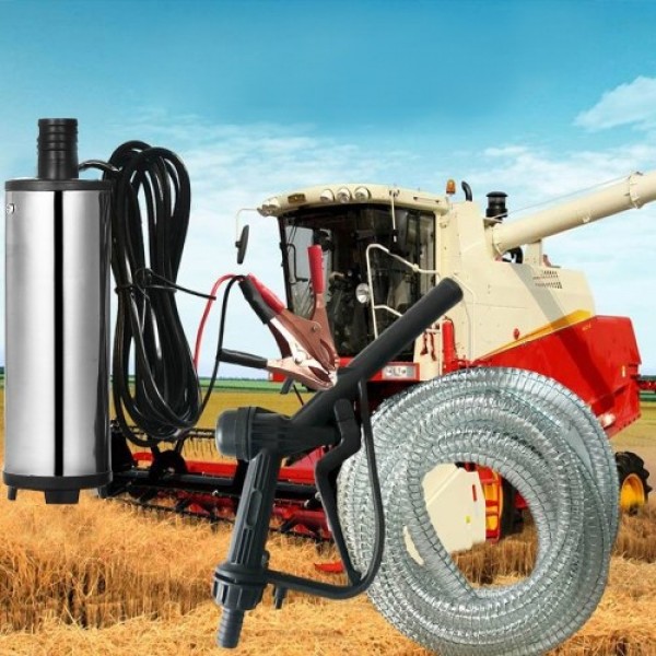 DC 12V/24V Submersible Pump for Pumping Diesel Oil Water 51mm Water Oil Diesel Fuel Transfer Pump Refueling