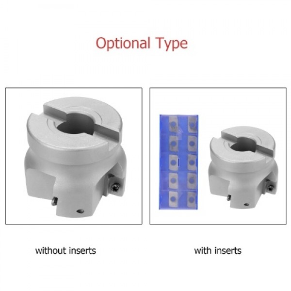 BAP 400R50-22-4T Carbide Insert Clamped Fast Feeding Alloy End Mill Machining Face Milling