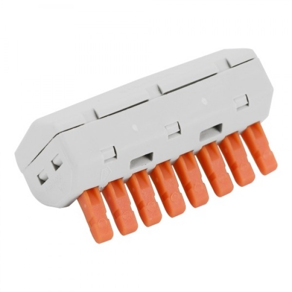 9pcs 8-Way Flame Retardant Cable Connector Box Set Universal Fast Electric Wire Connectors Kit Quick Install Terminals