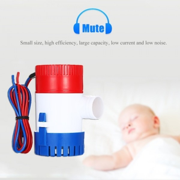 24V 750GPH Submersible Bilge Pump New Electric Water Pump for Boats Accessories Marin Submersible Boat Water Pump