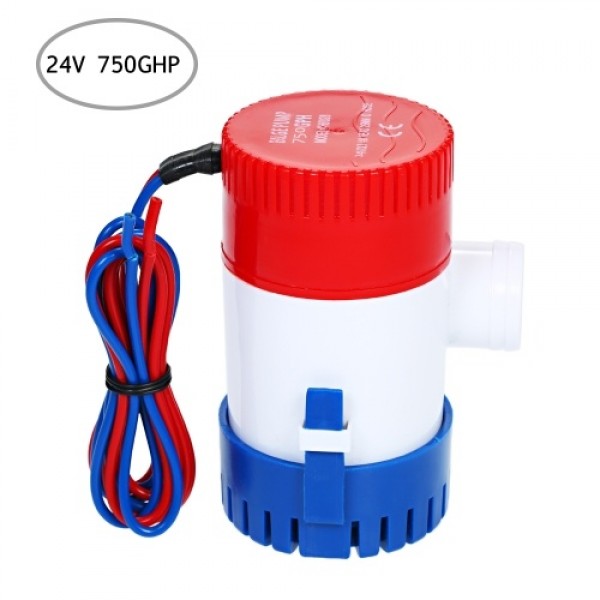 24V 750GPH Submersible Bilge Pump New Electric Wat...
