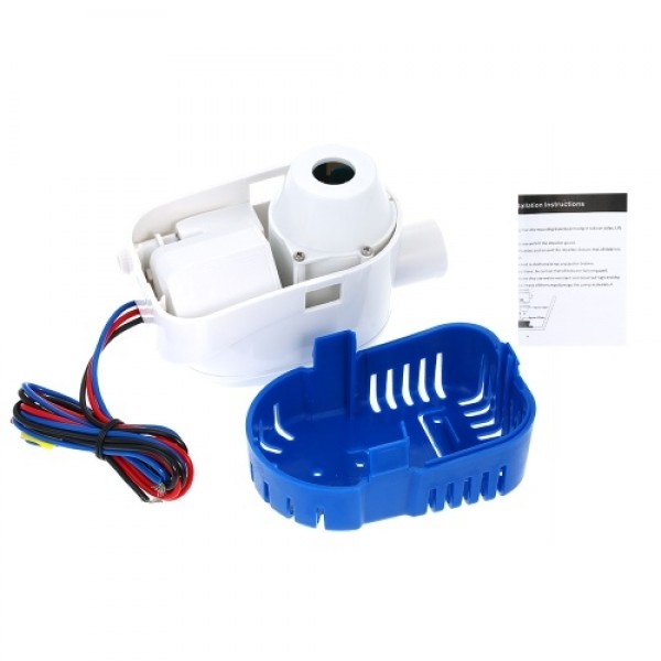 12V 1100GPH  Automatic Submersible Boat Bilge Water Pump 12v 1100gph Auto Bilge Pump with Float Switch