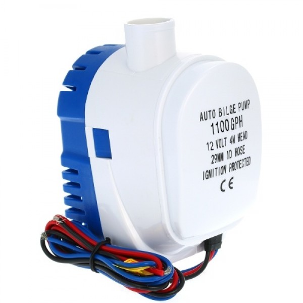 12V 1100GPH  Automatic Submersible Boat Bilge Water Pump 12v 1100gph Auto Bilge Pump with Float Switch