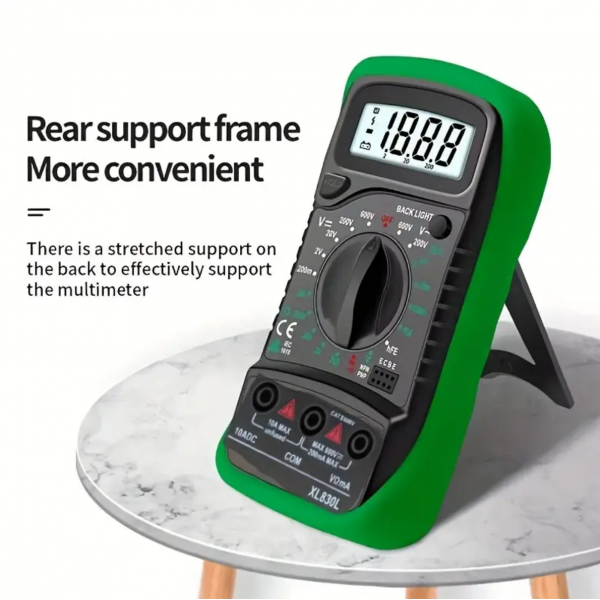 1pc Handheld Digital Multimeter, LCD Digital Porta...