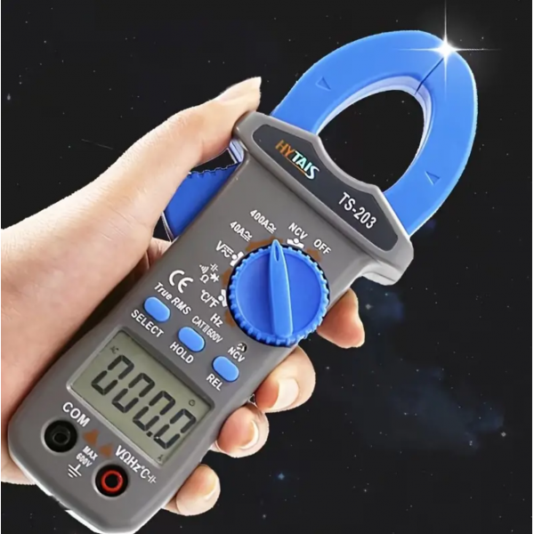 1pc Intelligent Anti-Burning Ammeter, Digital Disp...