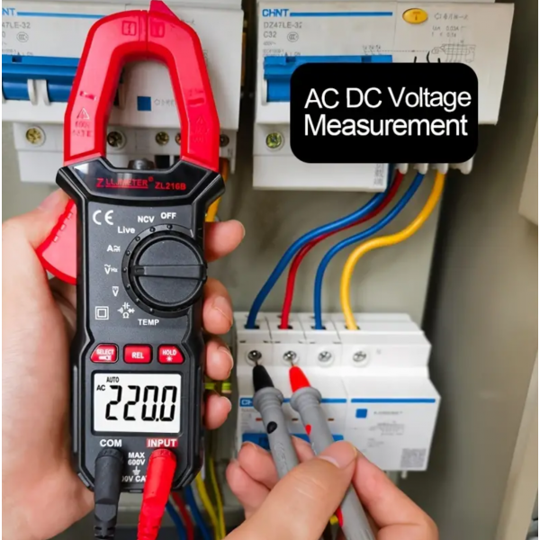 1pc Digital Clamp Meter AC DC Current clamp meter Voltage Multimeter Hz Capacitance ohm tool clamp Meters