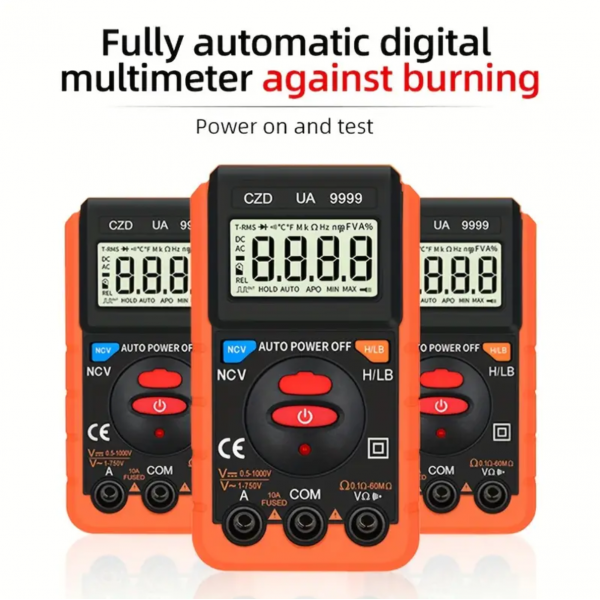 UA9999 Multimeter Intelligent Burn Prevention Small Portable Maintenance Electrician Universal Meter Fully Automatic Digital High Accuracy