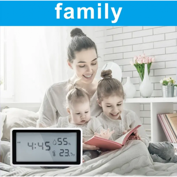1pc Digital Hygrometer Indoor Thermometer Room Thermometer And Humidity Gauge With Temperature Humidity Monitor