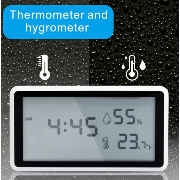 1pc Digital Hygrometer Indoor Thermometer Room Thermometer And Humidity Gauge With Temperature Humidity Monitor