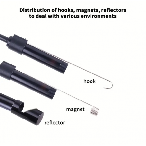 AN97 3 In 1 USB/Type-C 1 Meter Long, Android EndoscopeFor Inspecting Tiny Openings, Snake-shaped Tubular Endoscope For Taking Pictures And Videos