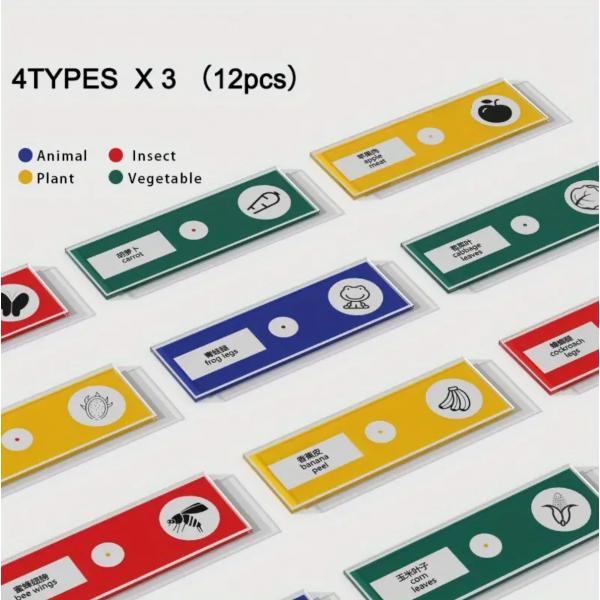 Mini Pocket Microscope Kit 60-120x Lab Handheld Microscope Battery Powered Microscope With LED Light Kids Science Microscope