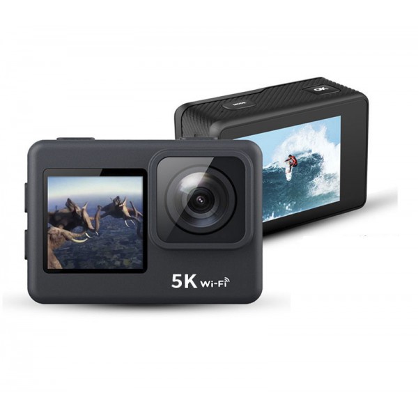 Underwater sports camera 5k diving waterproof anti...